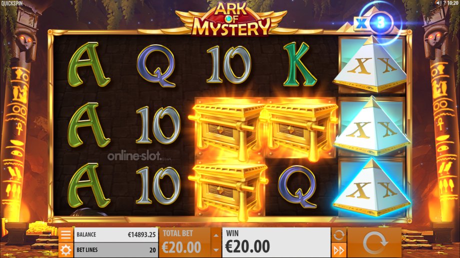 ark of mystery slot multiplier booster feature