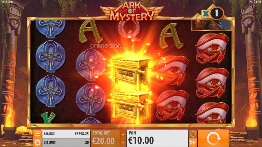 ark of mystery slot wild ark respin feature