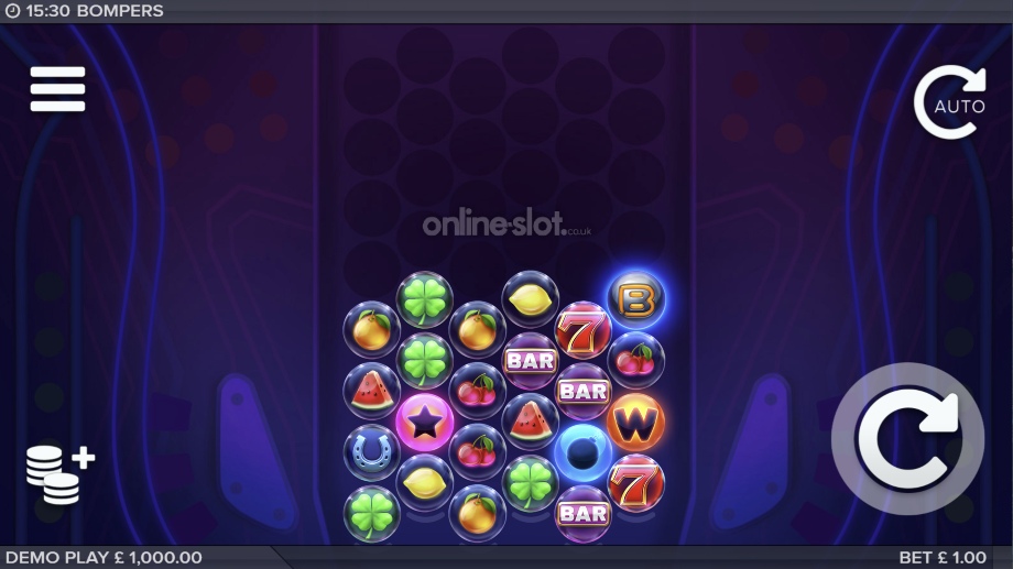 bompers slot base game