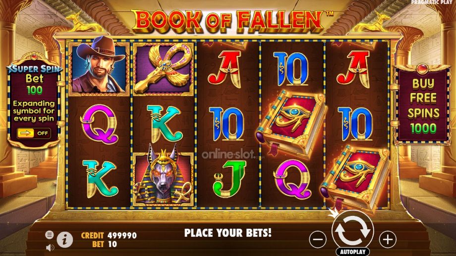 book of fallen slot base game