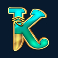 book of fallen slot k symbol