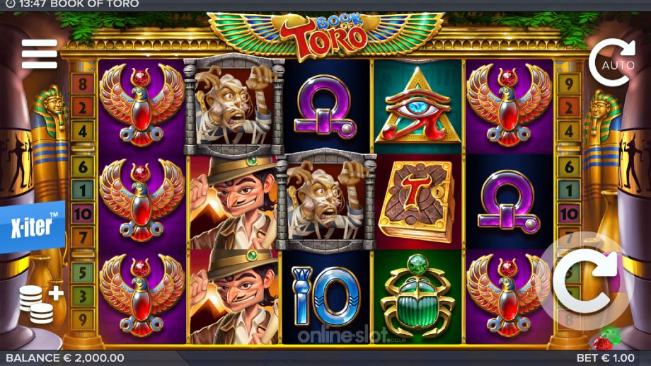book of toro slot base game