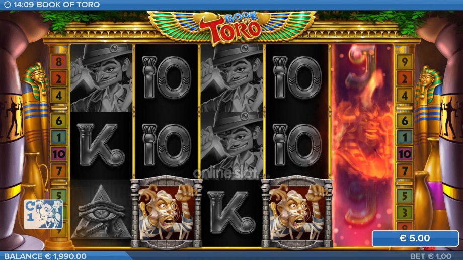 book of toro slot mummy respin feature