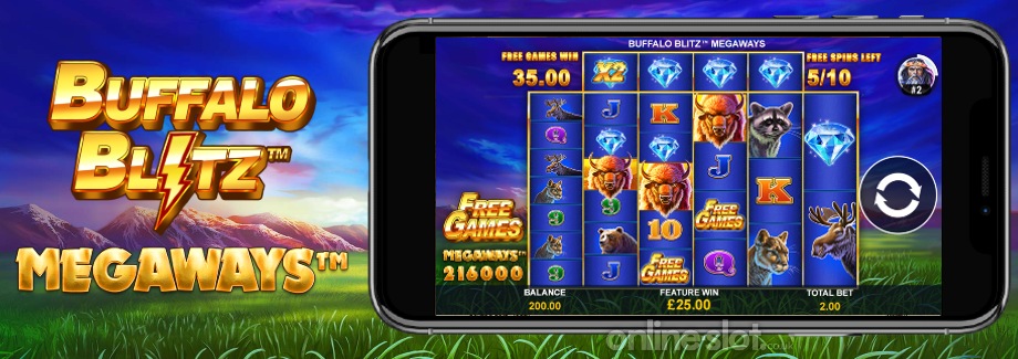 buffalo blitz megaways mobile slot