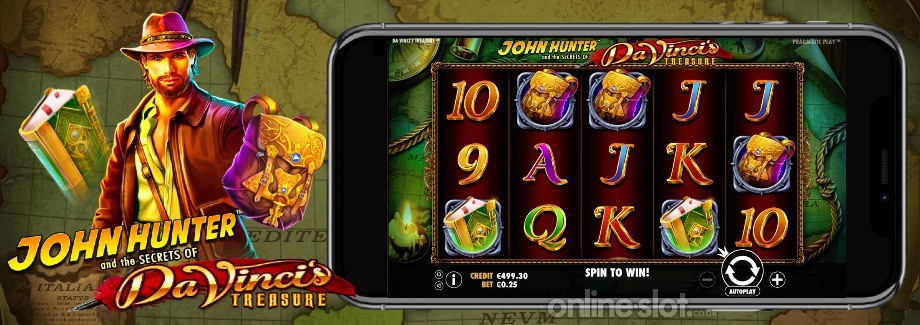 da vincis treasure mobile slot