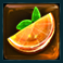 diamond fruits megaclusters slot orange slice symbol