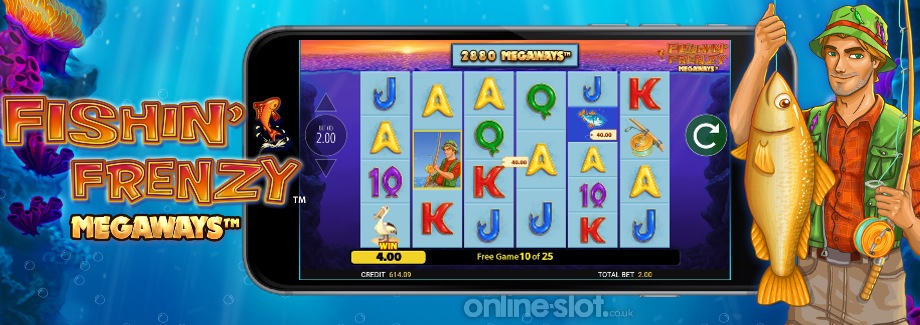 fishin frenzy megaways mobile slot