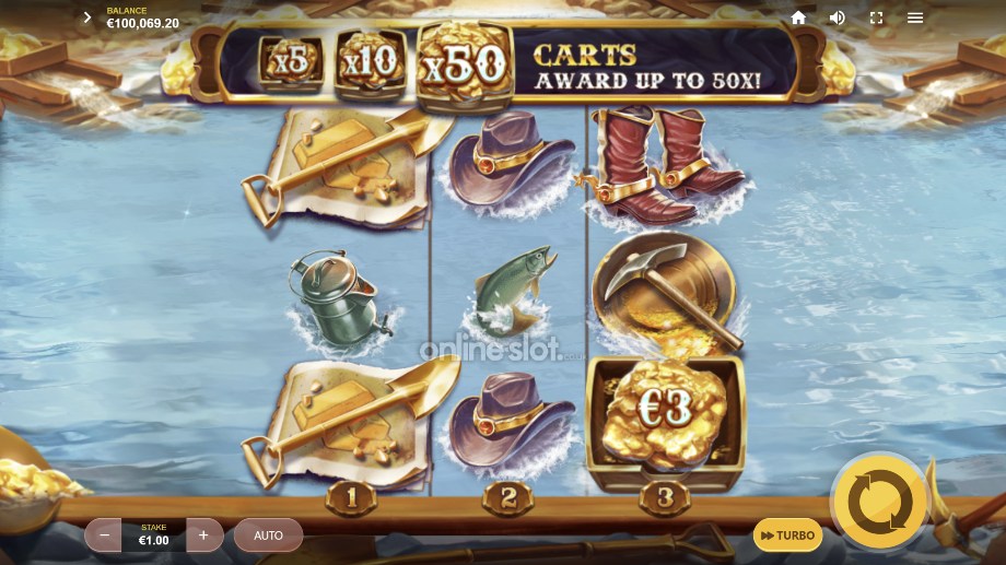 get the gold infinireels slot base game