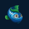 golden fish tank slot blue fish symbol