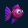 golden fish tank slot purple fish symbol