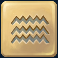 golden glyph slot waves hieroglyphic symbol