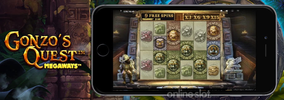 gonzos quest megaways mobile slot