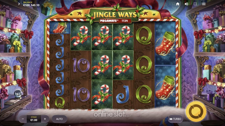 jingle ways megaways slot base game