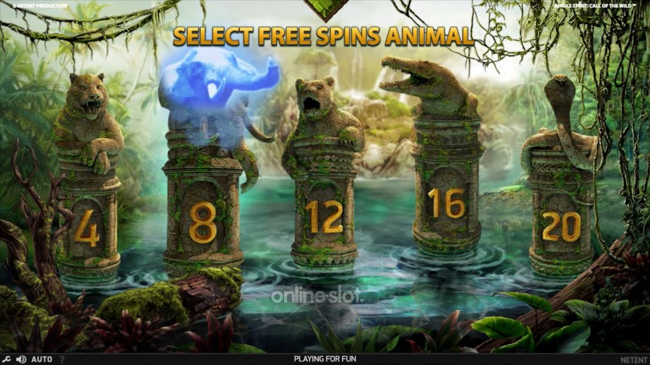 jungle spirit call of the wild slot free spins feature