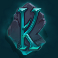 merlin and the ice queen morgana slot k symbol