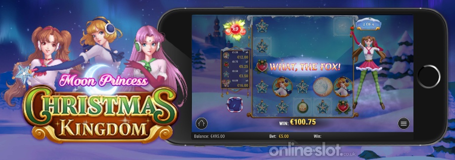 moon princess christmas kingdom mobile slot