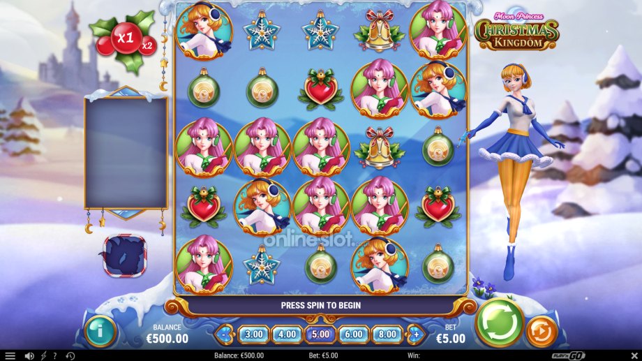 moon princess christmas kingdom slot base game