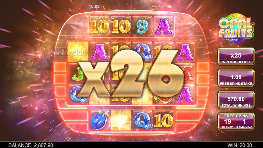 opal fruits slot free spins feature