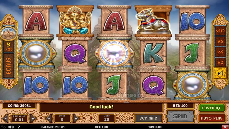 pearls of india slot free spins bonus feature