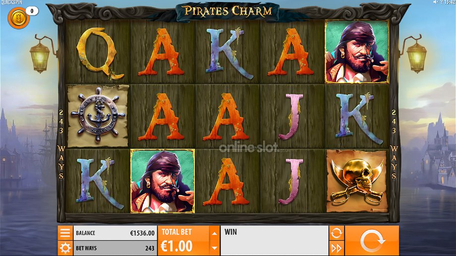 pirates charm slot base game