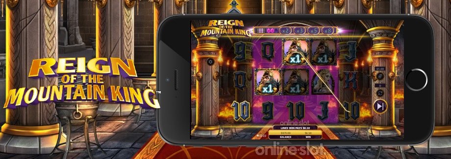 reign of the mountain king mobile slot