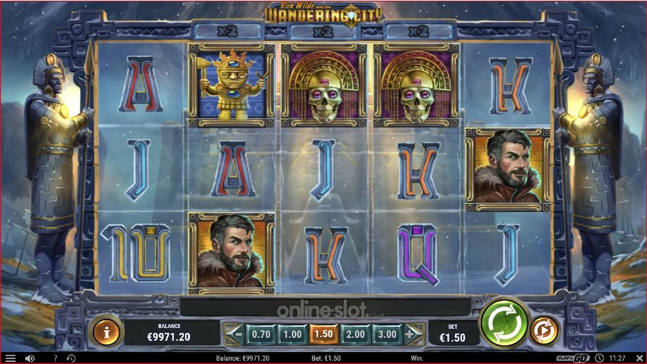 rich wilde and the wandering city slot base game