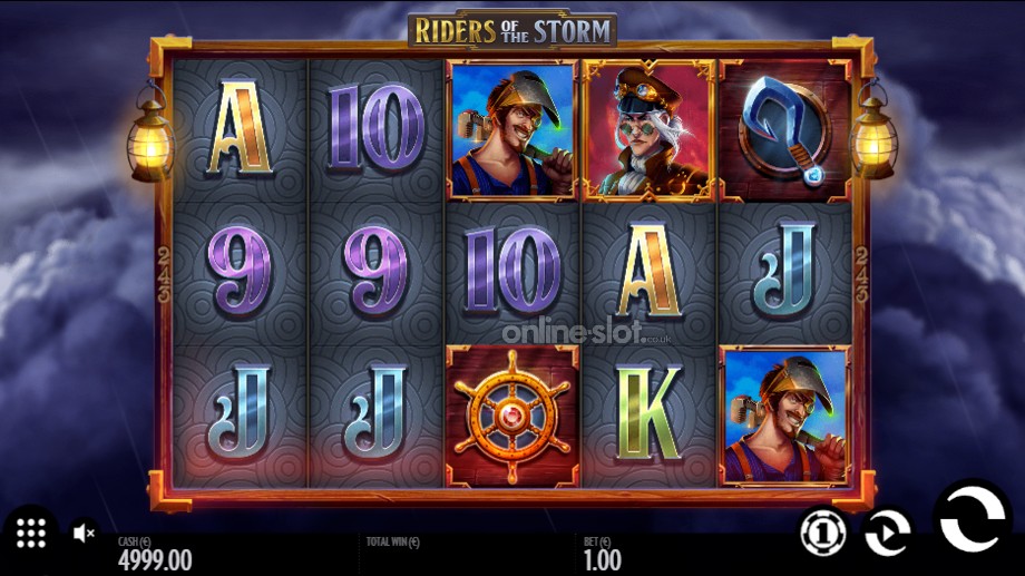 riders of the storm slot base game