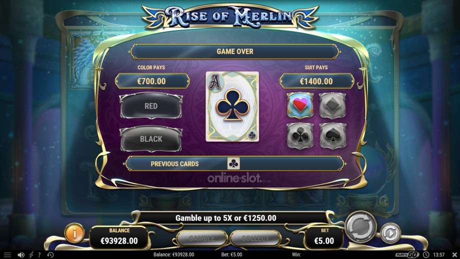 rise of merlin gamble collect feature