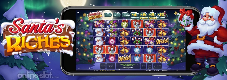 santas riches mobile slot