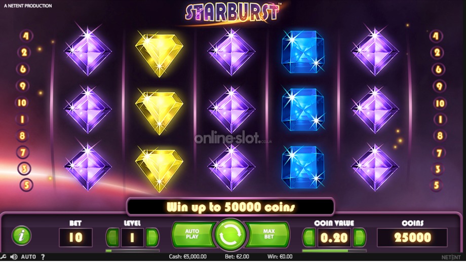 starburst slot base game