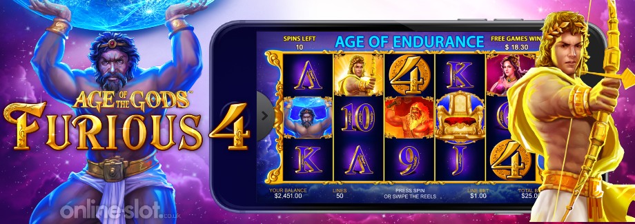 age of the gods furious 4 mobile slot