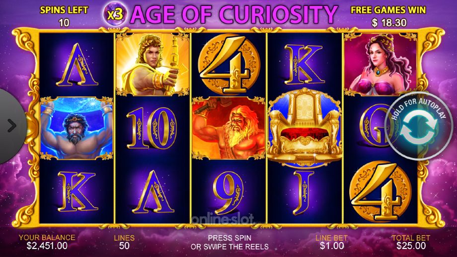 age of the gods furious 4 slot age of curiosity feature