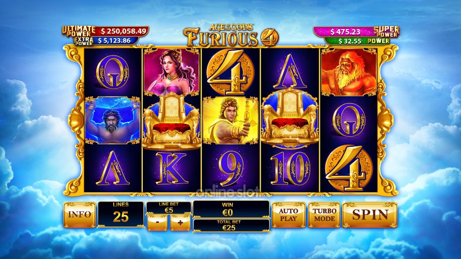 age of the gods furious 4 slot base game
