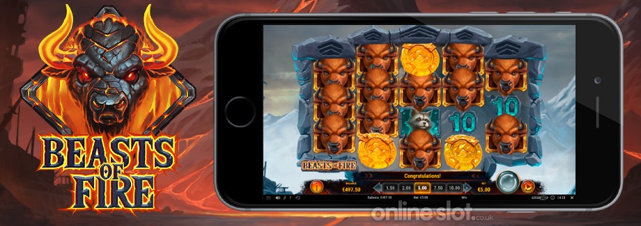 beasts of fire mobile slot