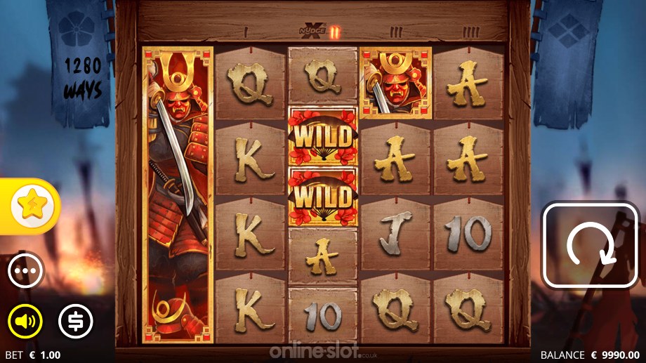 bushido ways slot base game