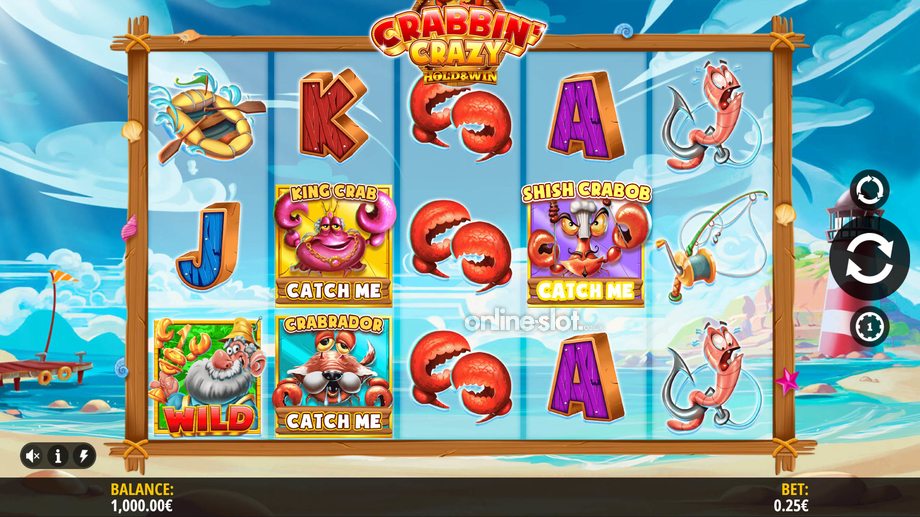 crabbin crazy slot base game