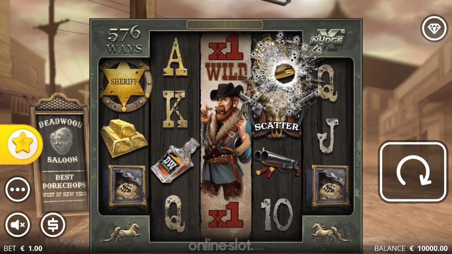 deadwood slot base game