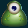 dr toonz slot green one eyed alien symbol