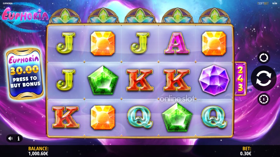 euphoria slot base game