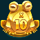 fire hopper slot wild gold frog symbol