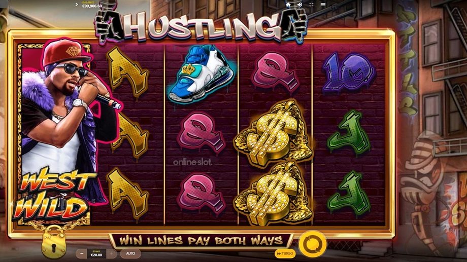 hustling slot base game