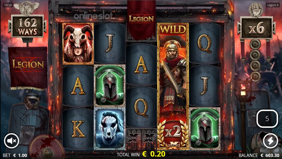 legion x slot base game