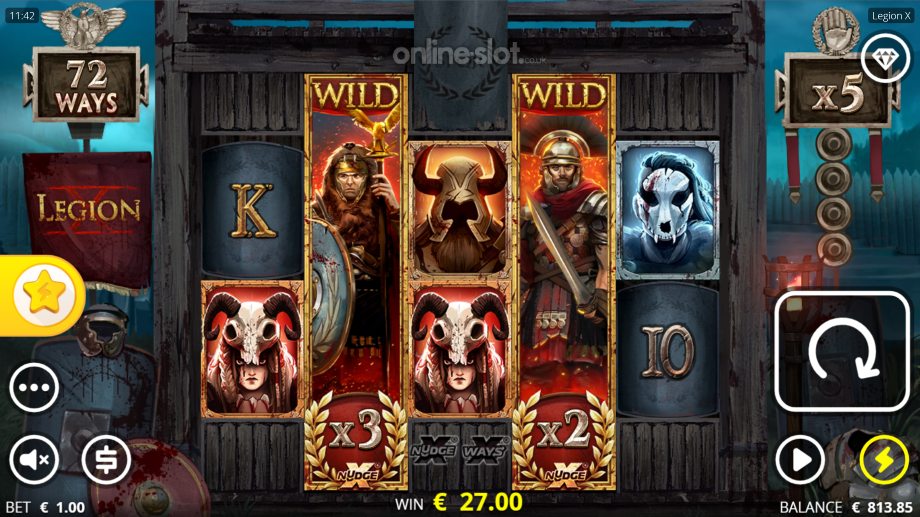 legion x slot xnudge wilds feature