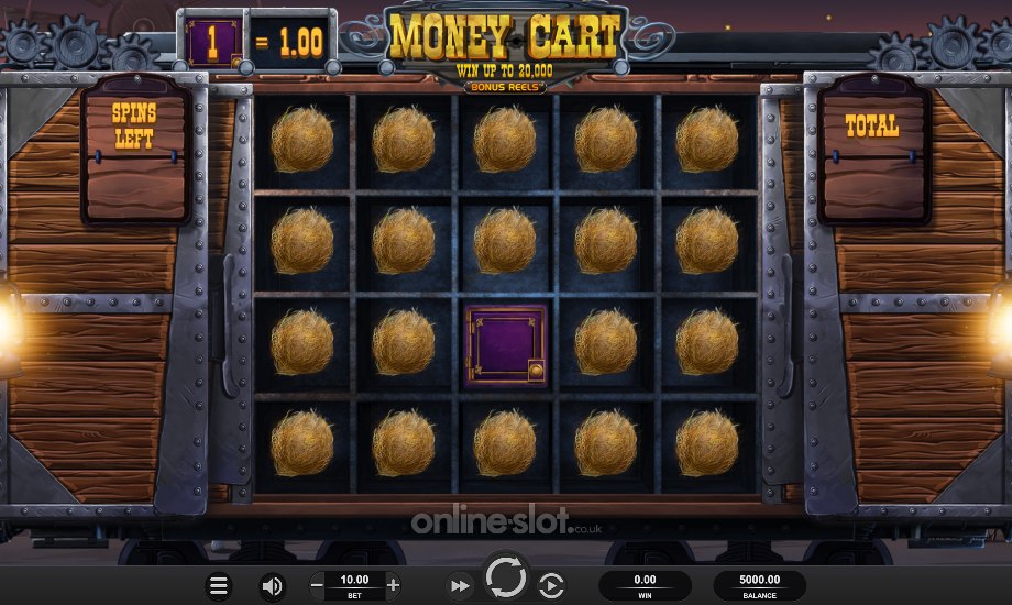 money cart slot base game