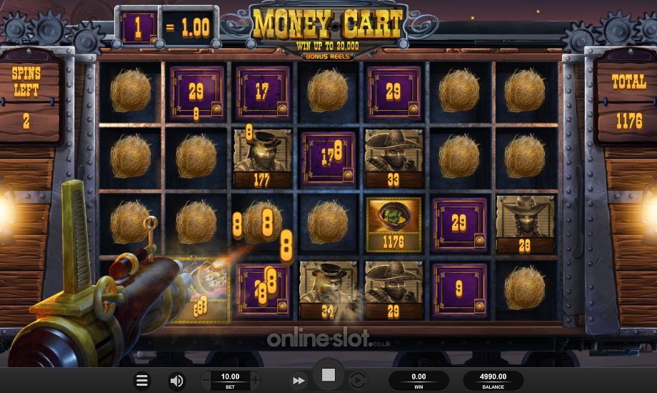 money cart slot re spin feature