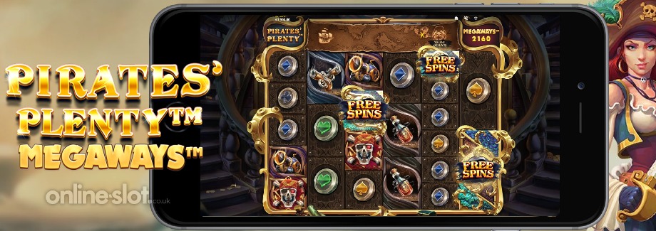 pirates plenty megaways mobile slot