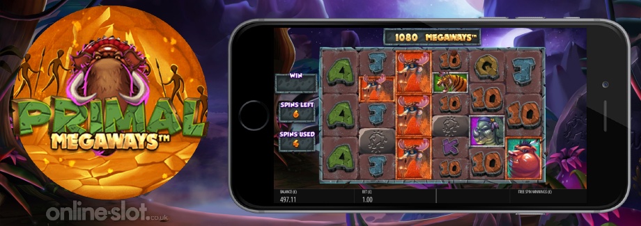 primal megaways mobile slot