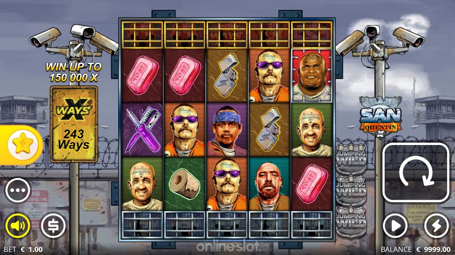 san quentin slot base game