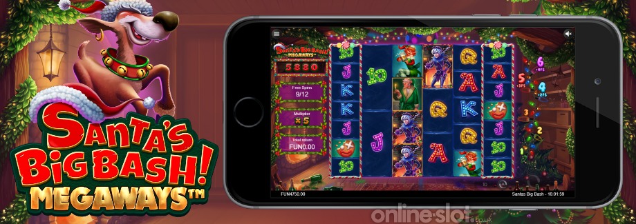 santas big bash megaways mobile slot