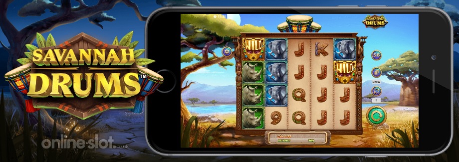 savannah drums mobile slot